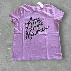 ♦️ NWT Gymboree cotton Tee , L(10-12)